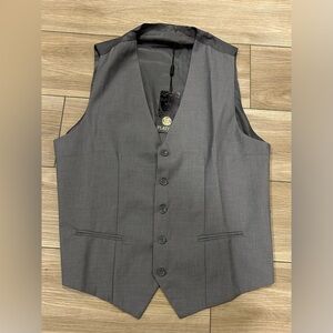 Men's Gray Suit Vest
